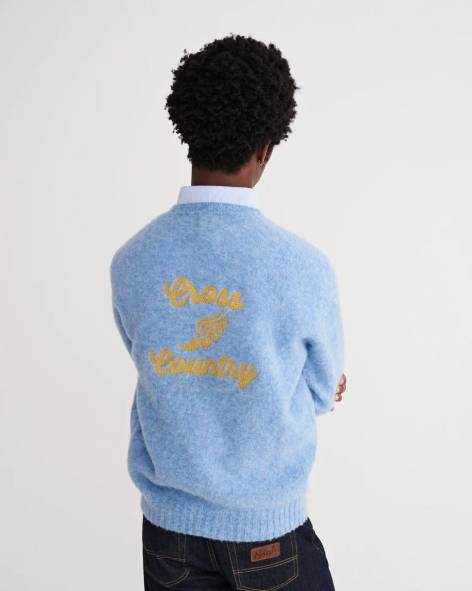 Noah NYC Cross Country Shetland Wool Sweater - Size Large