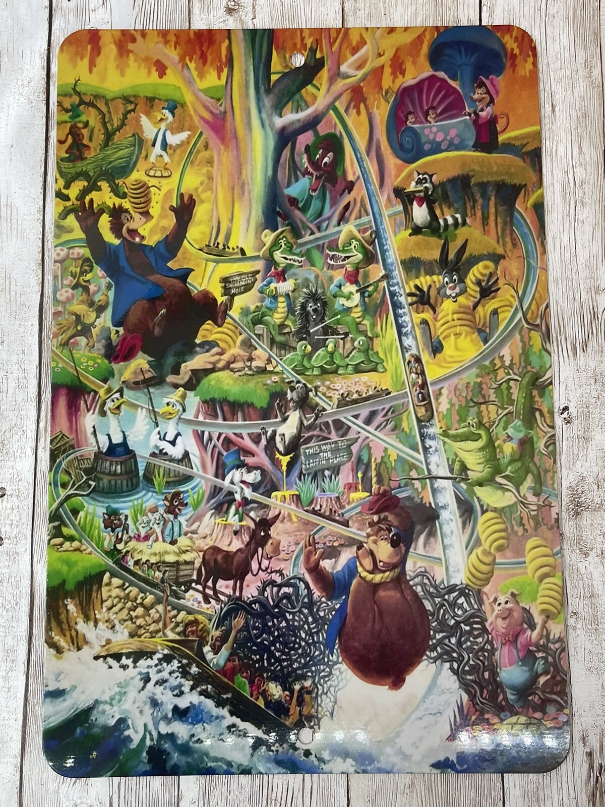Splash Mountain Disney Ride Poster Metal Sign Song Of The South 8x12