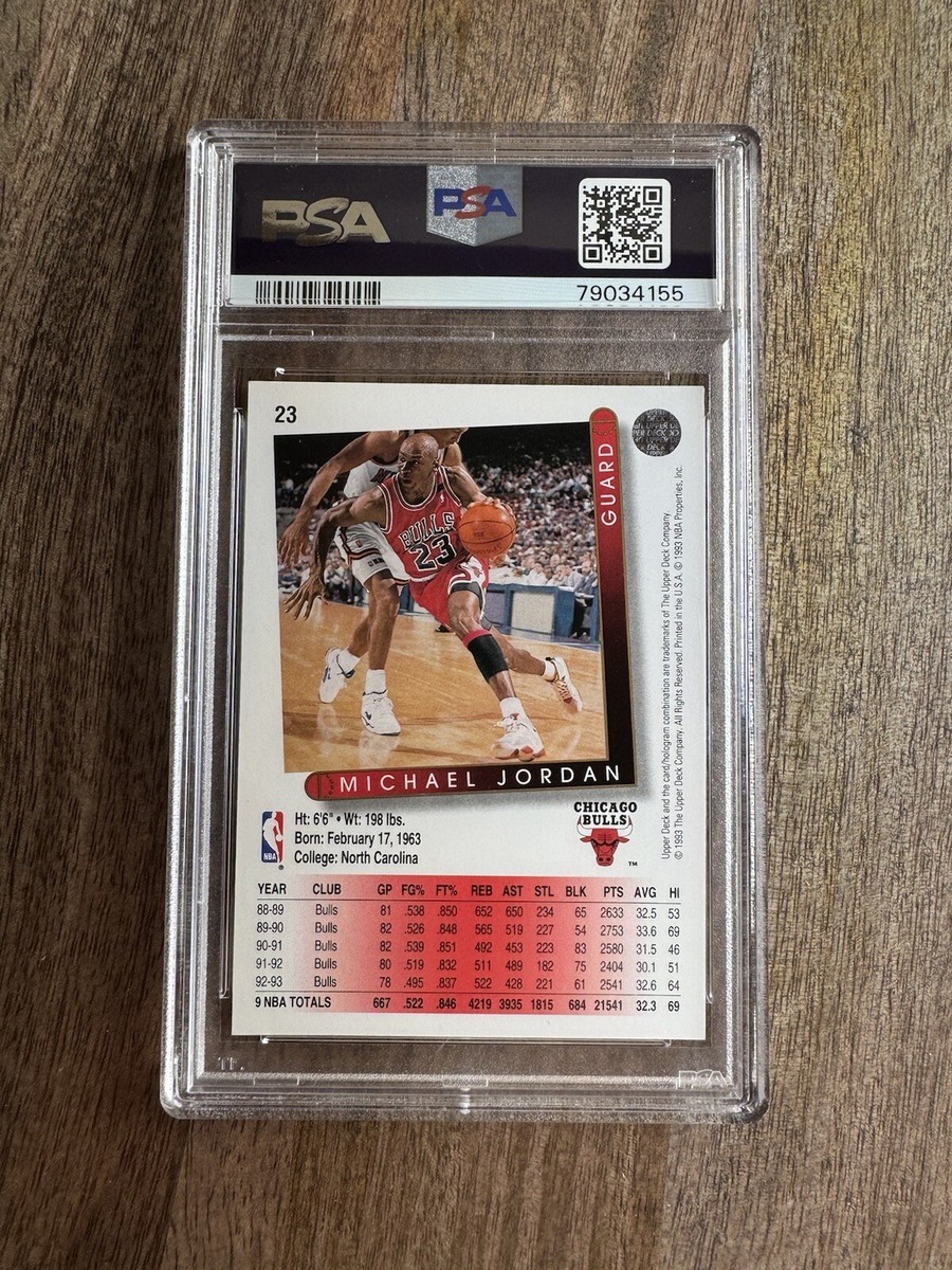 1993-94 Upper Deck Michael Jordan #23 PSA 8 HOF | eBay