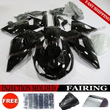 Fairing Kit for Kawasaki Ninja ZX14 ZX14R ZZR1400 2006-2011 Black Bodywork +Bolt