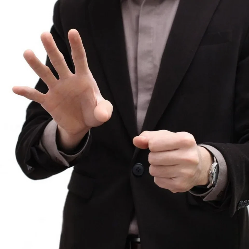 Thumb Tip Magic Fake Thumb Magicians Rubber Thumb Vanish Tricks Close Up UK - Image 4 of 4