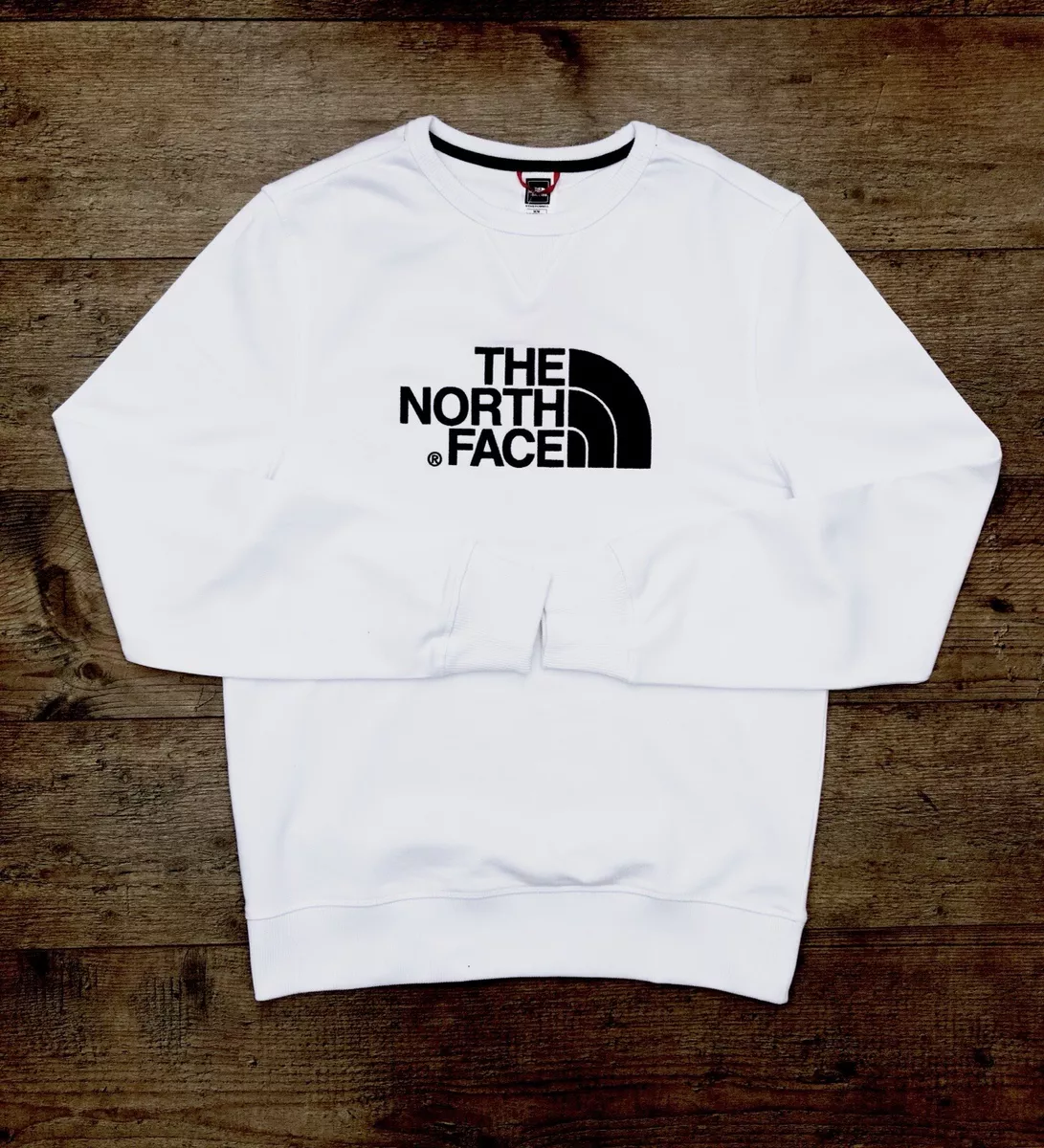 North face white shop jumper
