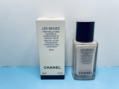 CHANEL - LES BEIGES - HEALTHY GLOW FOUNDATION -BD01 -184.720 - 1 OZ -NEW & BOXED