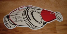 Vintage "RARE" So-Cal Speed Shop  Belly Tanker  Embossed Autographed  Sign