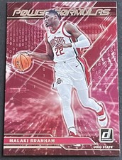 2022-23 Chronicles Draft Picks Basketball Malaki Branham Power Formulas #PF-MBR