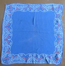 Feines Damentuch Taschentuch Einstecktuch, Jugendstil, Cr&egrave;pe