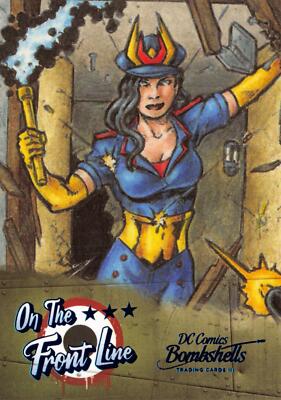 DC Comics Bombshells III (2019) ON THE FRONT LINE Insert Card FL8 / BIG BARDA
