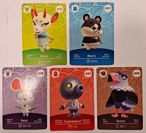 Series 5 Cards Cards 401 - 448 Animal Crossing Amiibo Series For Nintendo Switch - 第 3/70 張圖片