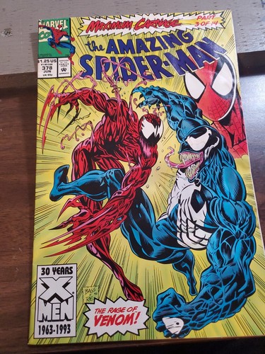THE AMAZING SPIDER-MAN #378 (1993) MARVEL MAXIMUM CARNAGE Part 3 - Picture 2 of 5