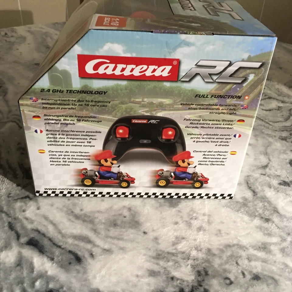 MARIOKART Mario Kids Remote Control RC Kart Toy Car Nintendo Carrera 2021 New - Image 3 of 4