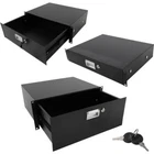 19" Rack Mount 2U 3U 4U Locking Drawer Pro Audio DJ Rack Lock Storage Cabinet