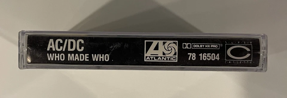 AC/DC - Who Made Who - Cassette Tested Hard Rock Maximum Overdrive Angus Young - Image 2 of 4