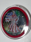 2018 American Silver Eagle 1 oz .999 Silver $1 Colorized Walking Liberty