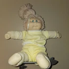 Vintage Jesmar Cabbage Patch Kid HM 1 Freckles Green Eyes Blonde Wheat Hair