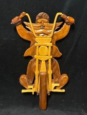 Motorcycle Wall Art       Ride Forever  Handcrafted Wood Biker Wall Art.