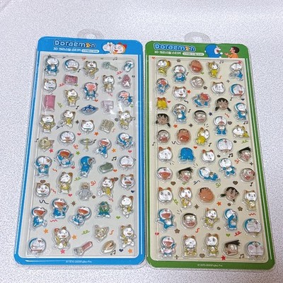 Doraemon Hard Seal 3D Seal 3D Crystal Sticker Seal Set of 2 Korea Limited