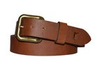 BALL AND BUCK Men's Signature Leather Last Belt You'll Ever Buy $118 NWOT