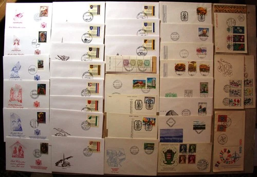 Liechtenstein 67 FDC incl. Some from Finland/Faroe Islands, Israel and others (40a-90)