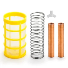 Solar Pool Ionizer Replacement Copper Anode and Basket Screen, Reduces Chlori...