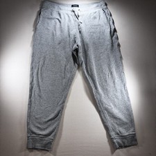 Polo Ralph Lauren Waffle Knit Men s Joggers Sleep Pants Gray Large Athleisure