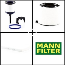 Mann-Filter Filterset, Inspektionspaket für Audi A4 B9 Avant A4 B9 A6 C8 Avant