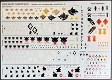 Space Wolves Infantry Vehicle Transfer Sheet Decals Warhammer 40k - x1 