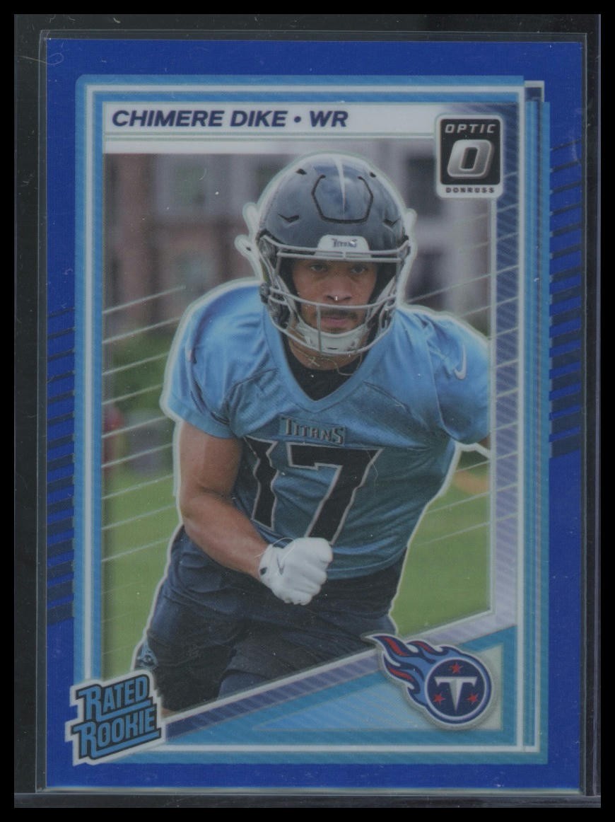 2025 Donruss Optic #269 Chimere Dike Blue #/249 color match