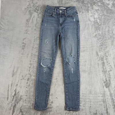 Levi s 721 High Rise Skinny Jeans Damen W26 L30 Blau