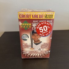 2007 Upper Deck Baseball Series 1 & 2 Combo Fat Pack Box 5 Packs 160 Cards