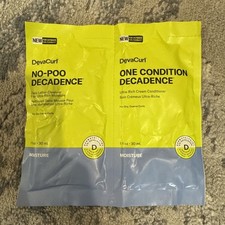 DevaCurl No Poo Decadence Cleanser & One Condition Decadence Conditioner 1 fl oz