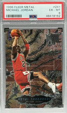 🔥Michael Jordan (1996) Fleer Metal #241 Metal Shredders 🔥
