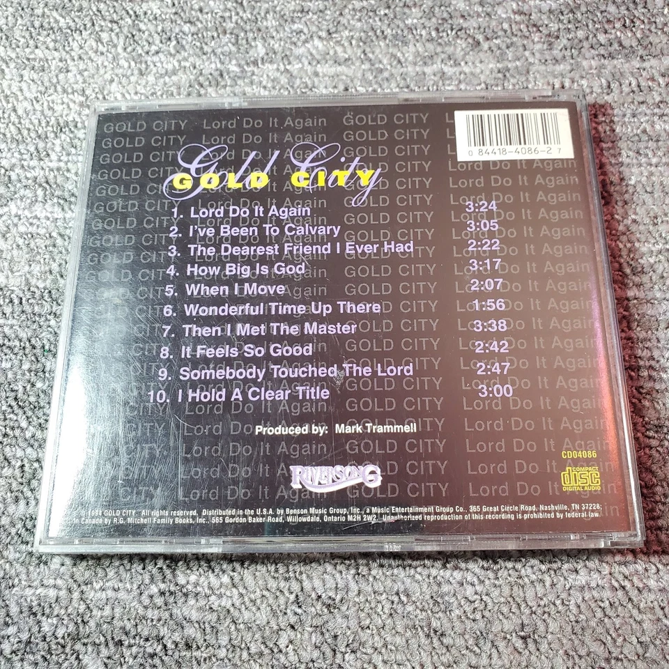 Gold City - Lord Do It Again CD 1994 Southern Gospel Riversong Foto 2 de 4
