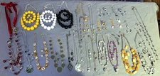 Great Lot  25  Sets  57  Pieces  Necklaces  Bracelets  Earrings...