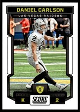 2023 Score Daniel Carlson Las Vegas Raiders #138