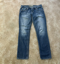 Big Star Straight Leg Jeans Women's 29r Blue stretch Denim Low Rise
