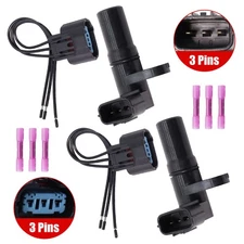 2x Transmission Vehicle Speed Sensor & Connector For ACURA HONDA 2001-2011
