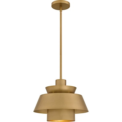 Quoizel LMI1814 Lumi 14"W Pendant - Brushed Weathered Brass - Picture 7 of 12