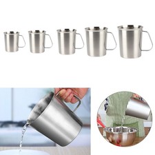 0.5-2 L Dicker Edelstahl-Messbecher mit Waage Milchtee Tasse Küchenback-Messbech