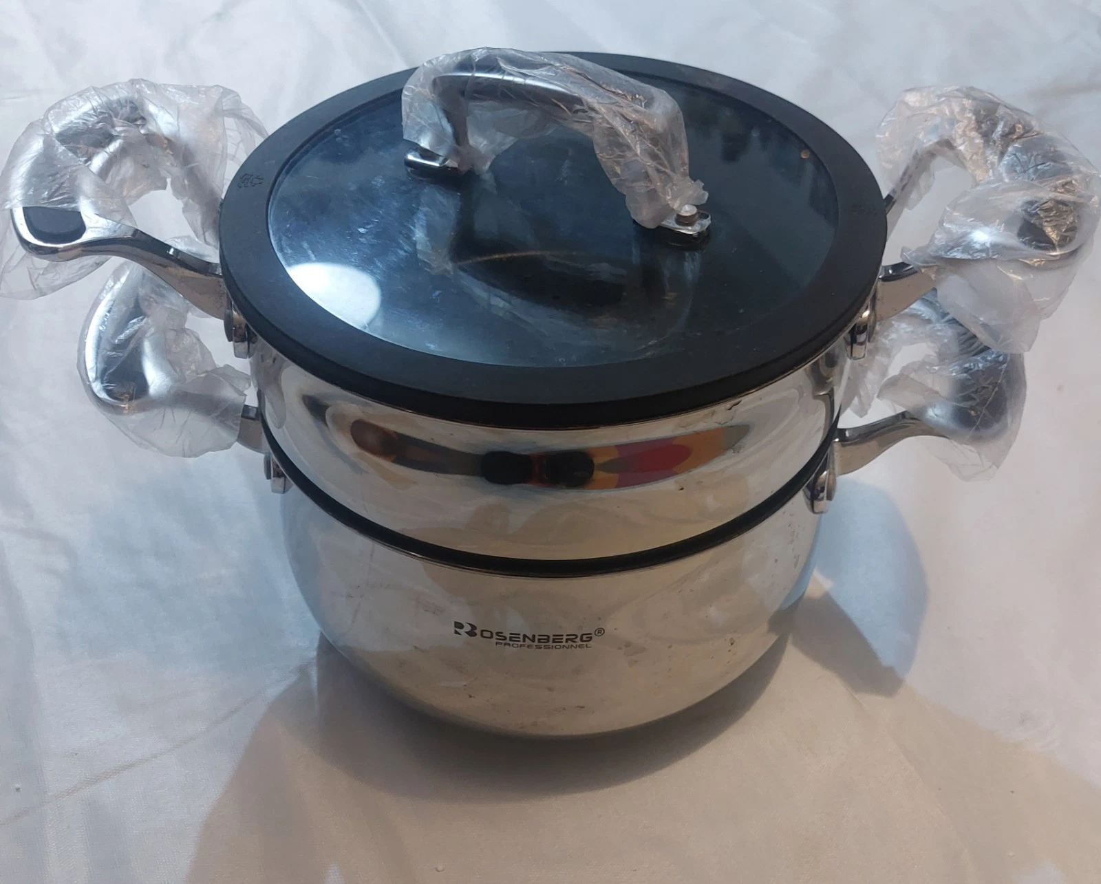 Rosenberg Proffessionel 2-Tier Steamer pot cookware kitchen cooking accessories
Opens in a new windo