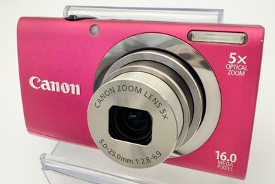 Canon PowerShot A2300 Digital Camera Pink with Box Accessories