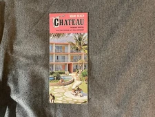 1950's Miami Beach Florida Chateau Resort Motel Vintage Color Brochure