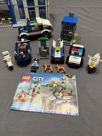 LEGO City Police Station (60047) Complete W/minifigs And Extras Missing 1 Manual