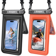 Up to 8.5 Waterproof Phone Pouch Floating, Double Bags Waterproof Phone Case ...