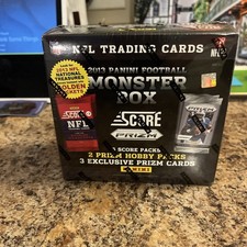 2013 NFL Monster Box 2 Prizm Packs 3 Exclusive Cards  Panini 5 Score Packs