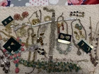 Estate Vintage Costume Jewelry Lot Pearl Rhinestone Gold Tone