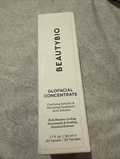 Brand New BeautyBio Glow Facial Concentrate Hyaluronic And Salicylic Acid 1.7oz￼