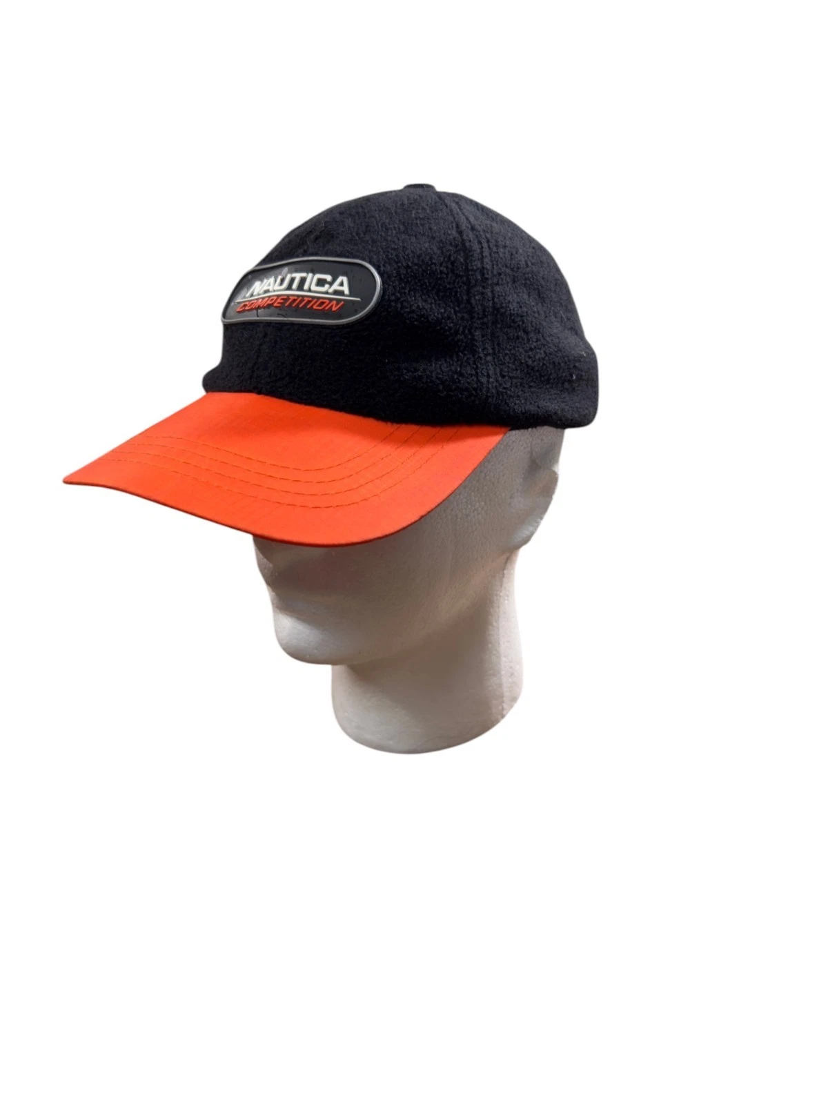 Vintage Nautica Competition Fleece Hat Black Orange Strapback Cap 90s Spellout
Opens in a new window