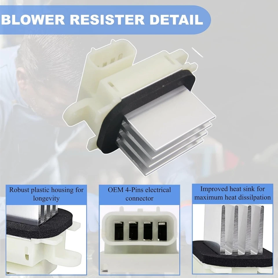 Resistencia soplador con arnés YH-1829 compatible con Ford Expedition 2010-2017 Foto 2 de 4