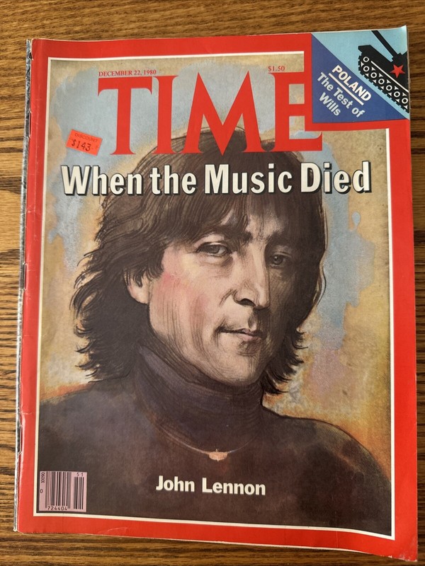 John Lennon – Time Magazine Cover Story – December 22, 1980 Beatles
