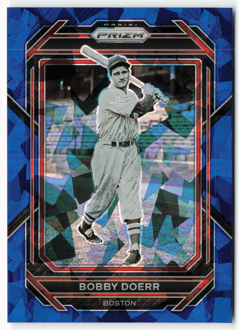 2023 Bobby Doerr Panini Prizm Blue Ice Prizm - Boston Red Sox